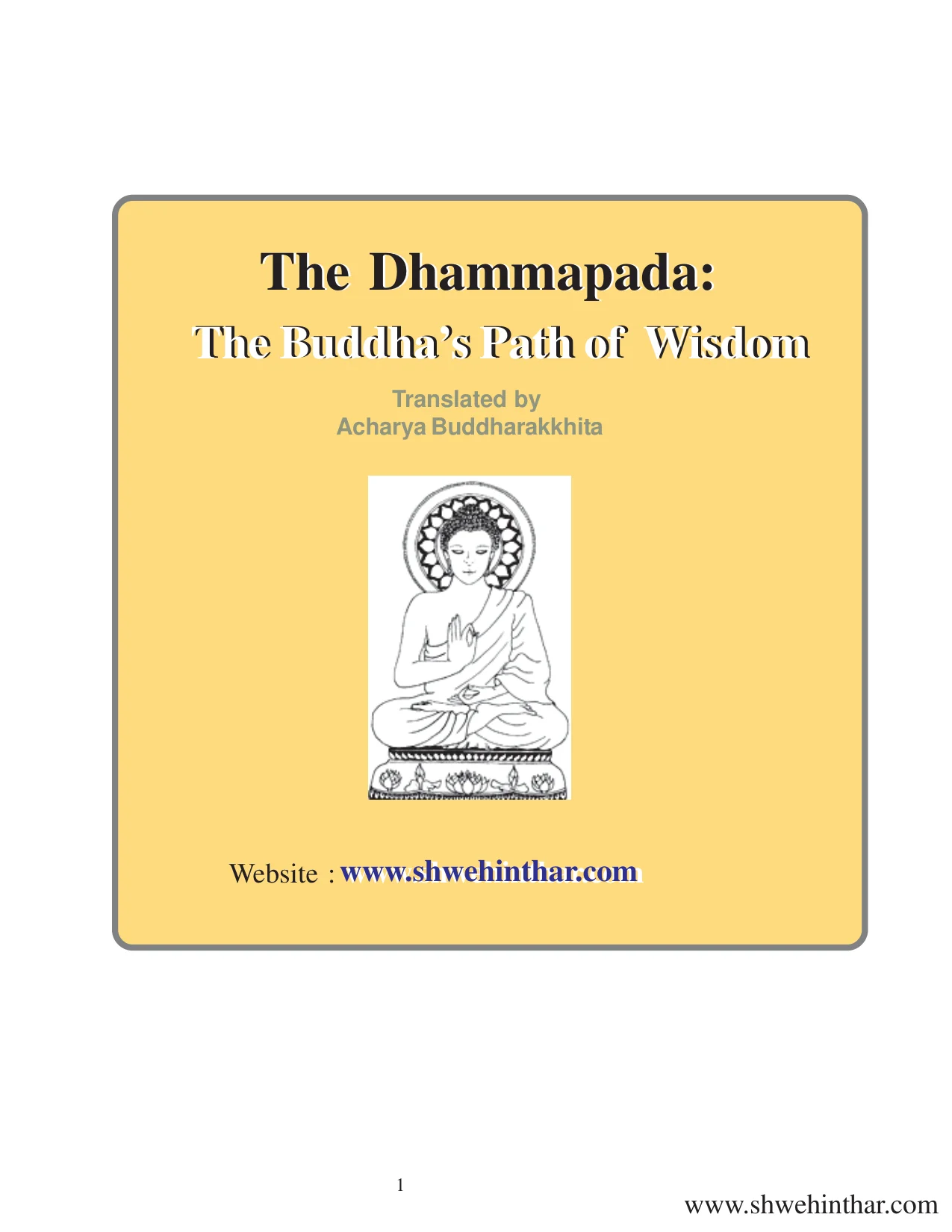 ၀၁။ The Buddha's Path of Wisdom.pdf